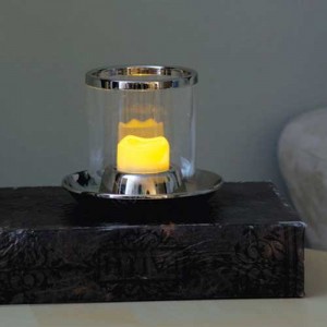Pacific Accents Resin Wavy Top Flameless Tea Lights Candle EKT1009